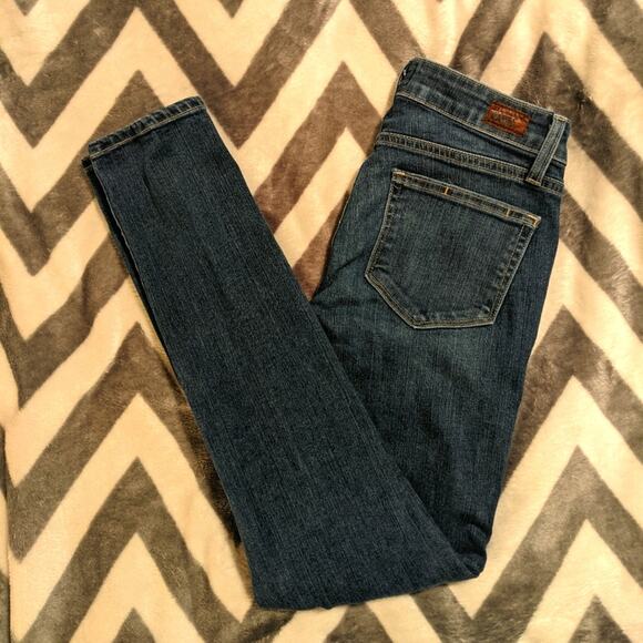 PAIGE Denim - PAIGE Kylie Crop Evelyn Destruction Cropped Distressed Rip Jeans Size 26